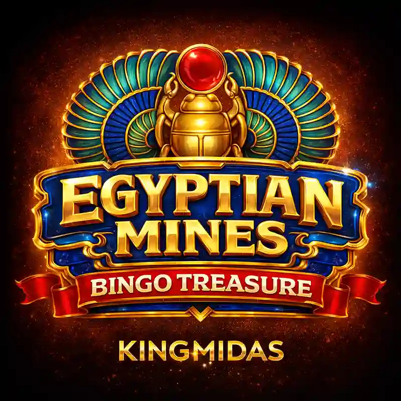Egyptian Mines casino game banner